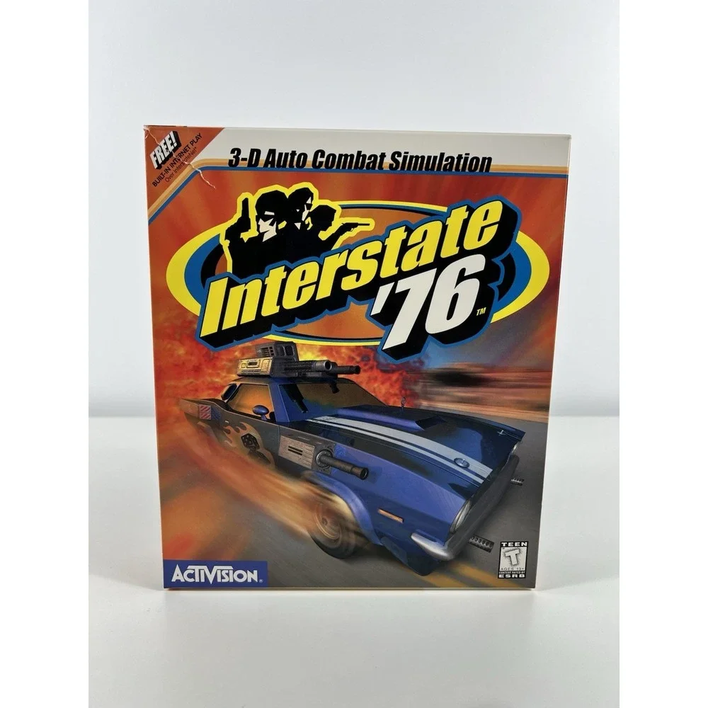 Interstate '76 Big Box PC CD ROM Game Activision